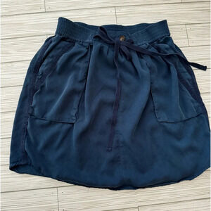 Maeve x Anthropologie | Navy Blue Pull On Skirt - Size XS